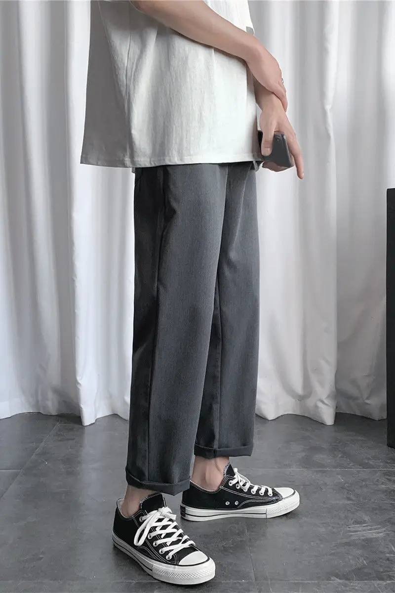 Men's trousers 2021 spring autumn new solid color drape straight-leg pants loose casual pants suit youth men large size M-5XL
Men's trousers 2021 spring autumn new solid color drape straight-leg pants loose casual pants suit youth men large size M-5XL