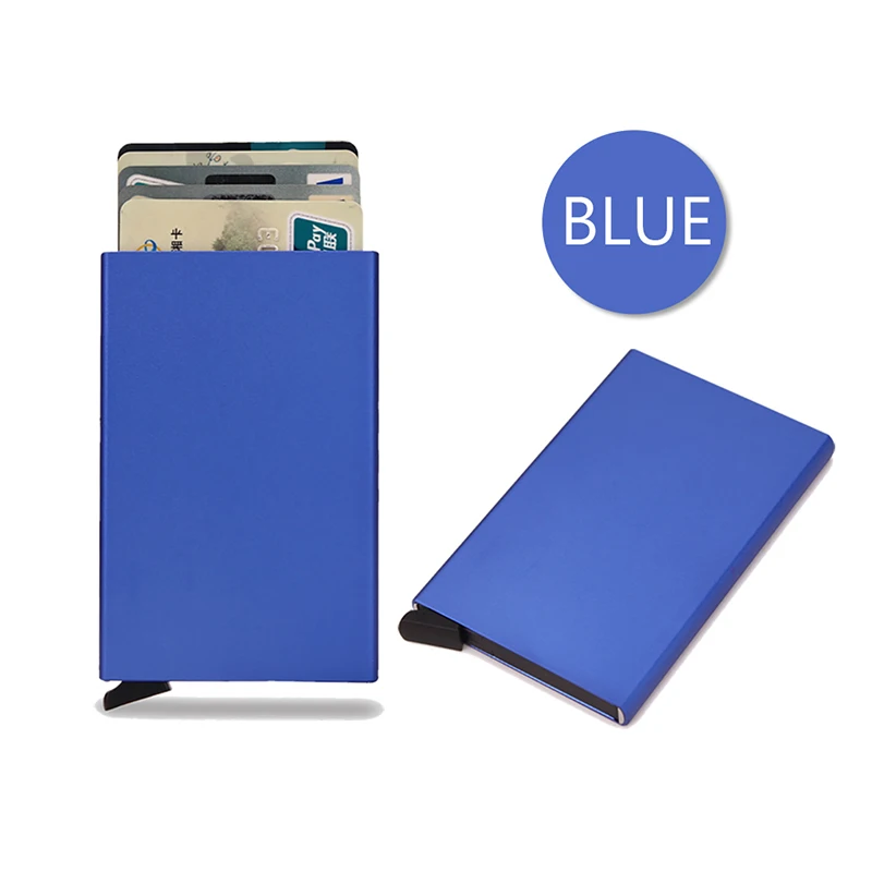 DIENQI Rfid Credit Card Holder Slim Thin Pop Up Smart Wallets Men Women Business Bank Cardholder Aluminum Metal Card Pocket Case
DIENQI Rfid Credit Card Holder Slim Thin Pop Up Smart Wallets Men Women Business Bank Cardholder Aluminum Metal Card Pocket Case