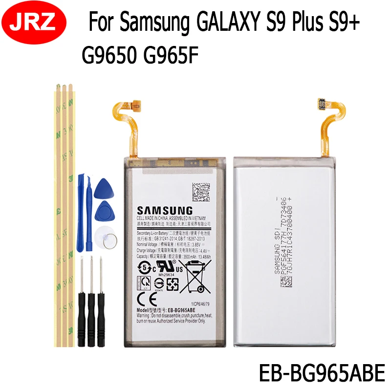 Для Samsung Galaxy S9 плюс + G9650 G965F батарея 3500 мАч мобильный телефон замена Batteria EB-BG965ABE