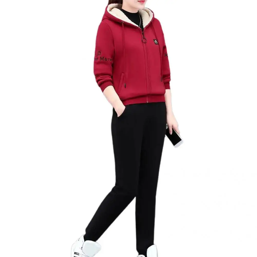 2 Pcs/ Set Fashion Women Suit Pockets Two-piece Set Coat Suit Colorfast Winter Suit for Home Coat Suit
2 Pcs/ Set Fashion Women Suit Pockets Two-piece Set Coat Suit Colorfast Winter Suit for Home Coat Suit