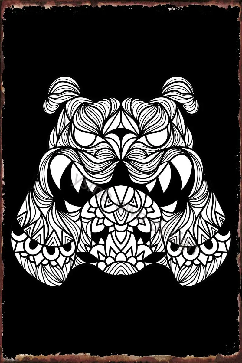 Bulldog Retro Vintage Metal Sign Tin Sign Tin Plates Wall Decor Room Decoration For Art Man Cave Cafe Pub Home Club 
Bulldog Retro Vintage Metal Sign Tin Sign Tin Plates Wall Decor Room Decoration For Art Man Cave Cafe Pub Home Club
