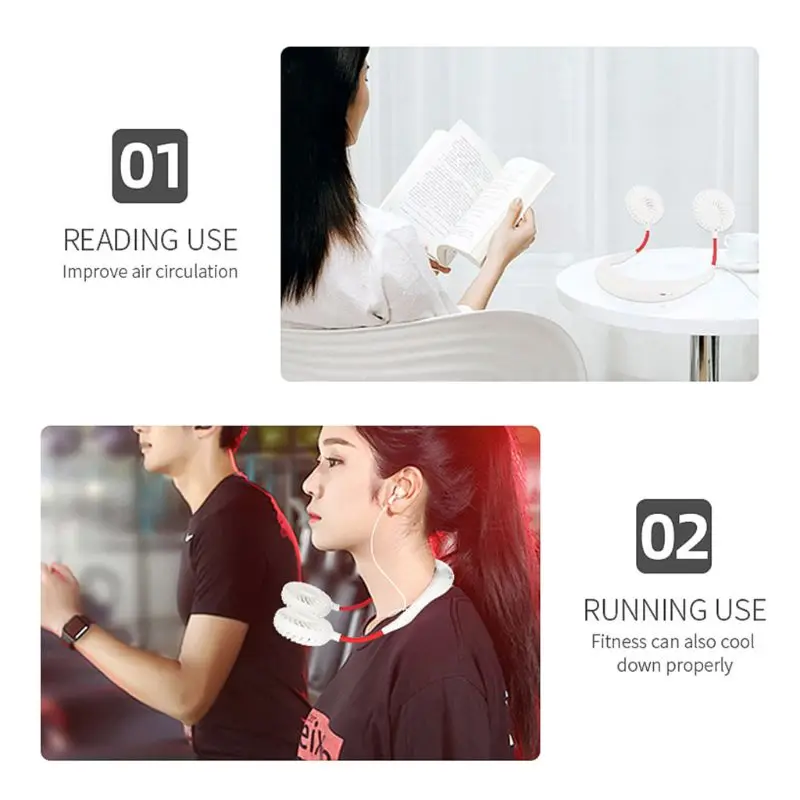New Fan Lazy Neck Hanging Bluetooth Headset Portable Outdoor Sports USB Fan U1JE
New Fan Lazy Neck Hanging Bluetooth Headset Portable Outdoor Sports USB Fan U1JE