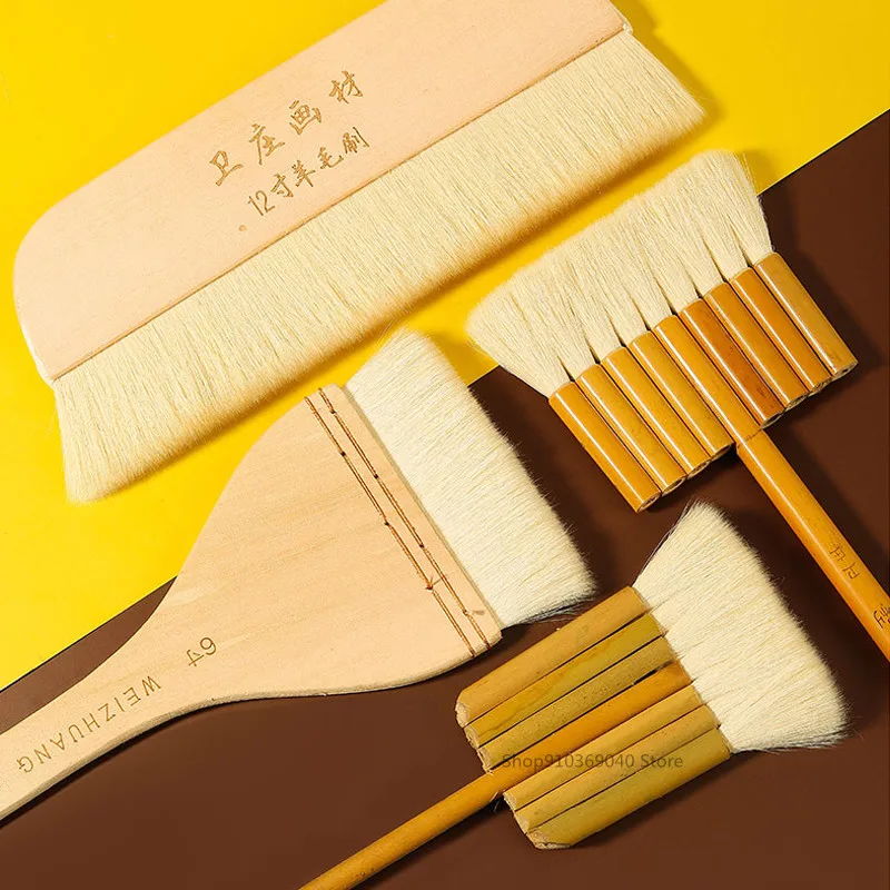 New Wool Brush Watercolor Brush Row Brush Chinese Painting Watercolor Painting Shading/background Brush Painting Supplies
New Wool Brush Watercolor Brush Row Brush Chinese Painting Watercolor Painting Shading/background Brush Painting Supplies