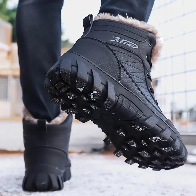 Winter Warm fur Men Rock Climbing Boots Outdoor Mens Snow Boots Rubber Non-Slip Hiking Sneakers For Men High Top Sport Men Shoe
Winter Warm fur Men Rock Climbing Boots Outdoor Mens Snow Boots Rubber Non-Slip Hiking Sneakers For Men High Top Sport Men Shoe