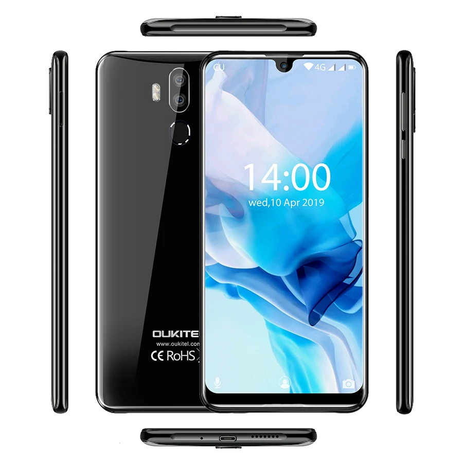 OUKITEL K9 смартфон с 5 5-дюймовым дисплеем ОЗУ 4 Гб ПЗУ 64 ГБ 7 12 мАч 16 МП/8 МП |