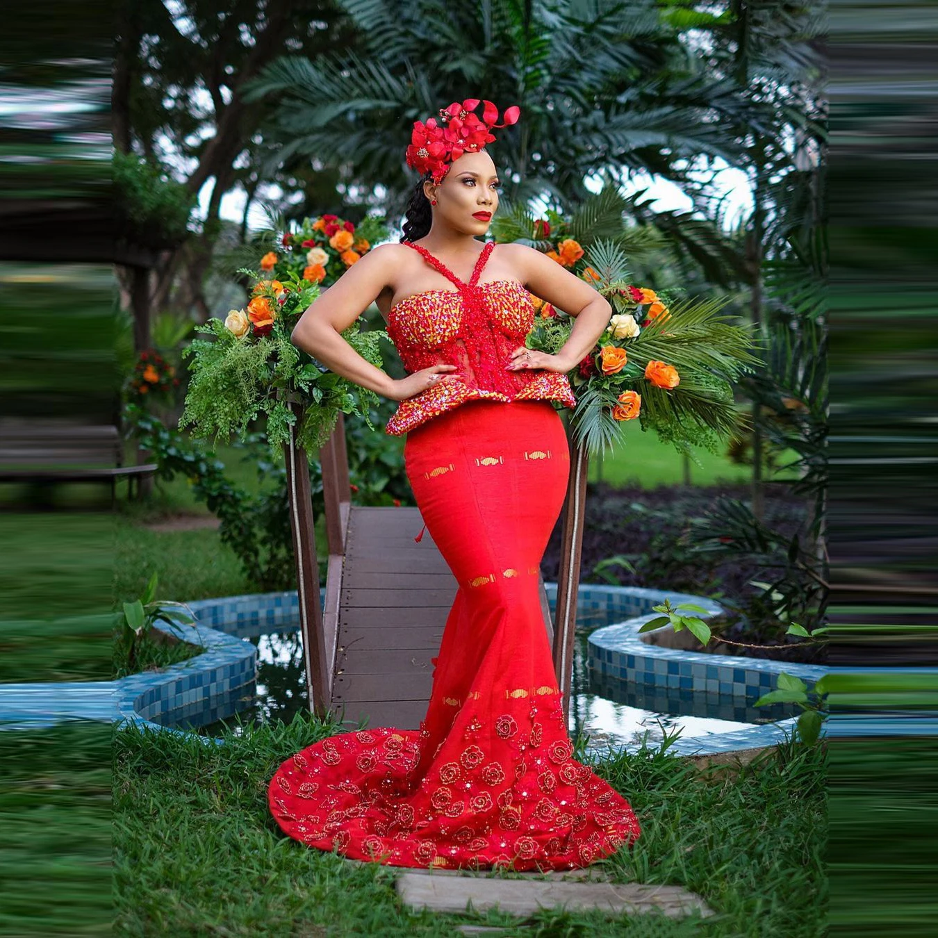 Sexy Red Mermaid Evening Dresses Aso Ebi Style With Straps Lace Handmade Flower Appliques Beaded Formal Event Prom Gowns
Sexy Red Mermaid Evening Dresses Aso Ebi Style With Straps Lace Handmade Flower Appliques Beaded Formal Event Prom Gowns