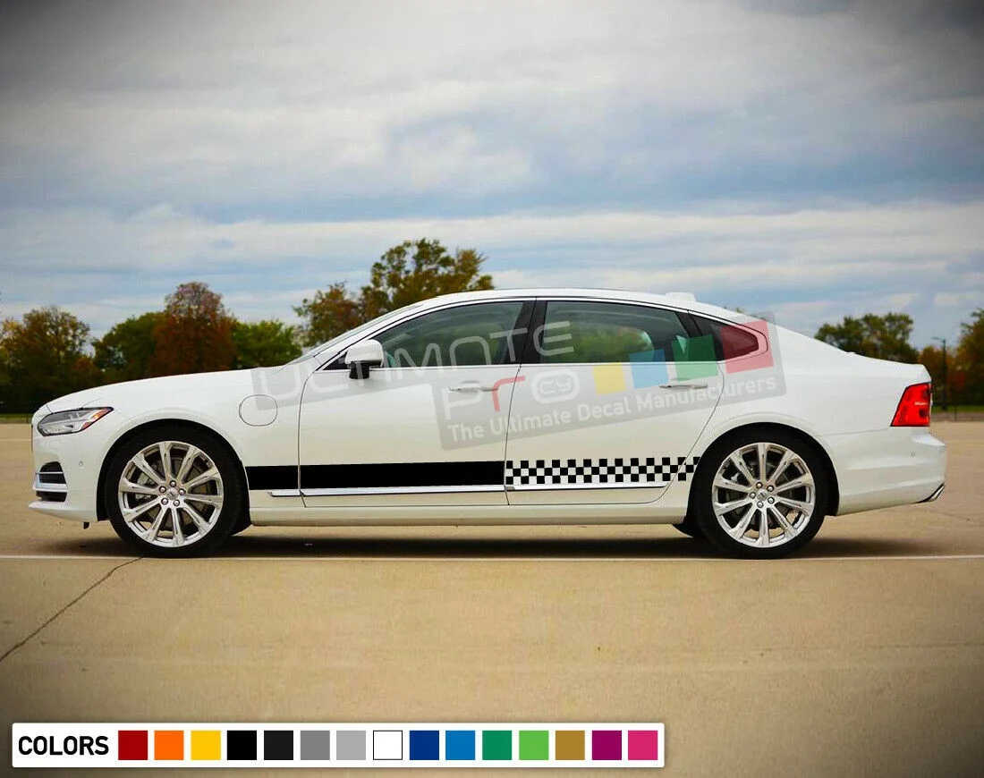 For x2 set of Side Stripe Decal Sticker Kit Volvo S90 2015 2016 2017 2018 Lip Sport
For x2 set of Side Stripe Decal Sticker Kit Volvo S90 2015 2016 2017 2018 Lip Sport