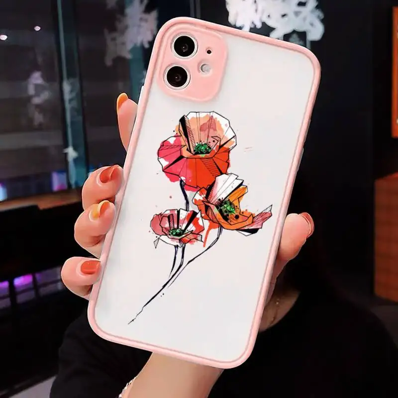 Watercolor flowers gold leaves Phone Case For iPhone 12 11 Mini Pro XR XS Max 7 8 Plus X Matte transparent Pink Back Cover
Watercolor flowers gold leaves Phone Case For iPhone 12 11 Mini Pro XR XS Max 7 8 Plus X Matte transparent Pink Back Cover