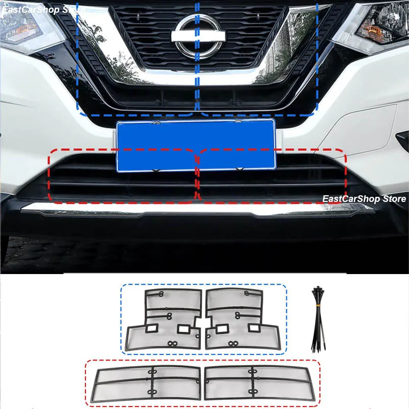 Car Insect Screening Mesh Front Grille Insert Net for Nissan X-trail T32 T31 2020 2019 2018 2014-2017 Car Accessories
Car Insect Screening Mesh Front Grille Insert Net for Nissan X-trail T32 T31 2020 2019 2018 2014-2017 Car Accessories