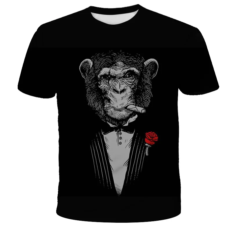 2021 new 3D animal dog/monkey print cool funny gx men's T-shirt summer top T-shirt men's short-sleeved T-shirt fashion men
2021 new 3D animal dog/monkey print cool funny gx men's T-shirt summer top T-shirt men's short-sleeved T-shirt fashion men