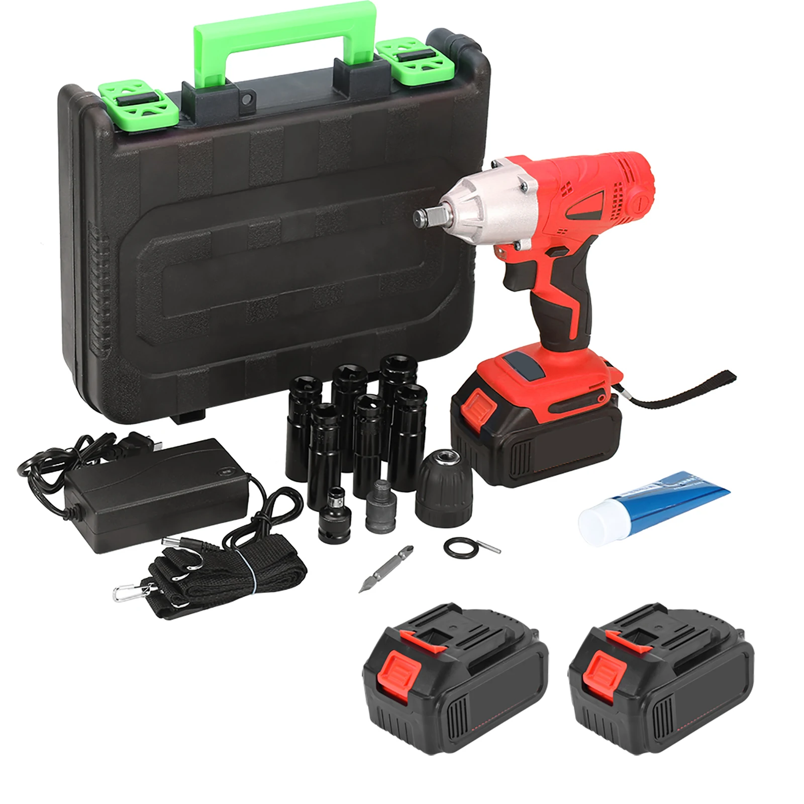 Automatic Impact Wrench Wireless Electric Wrench Socket Wrench Lithium Battery Hand Electric Drill Electric Hammer Power Tool
Automatic Impact Wrench Wireless Electric Wrench Socket Wrench Lithium Battery Hand Electric Drill Electric Hammer Power Tool
