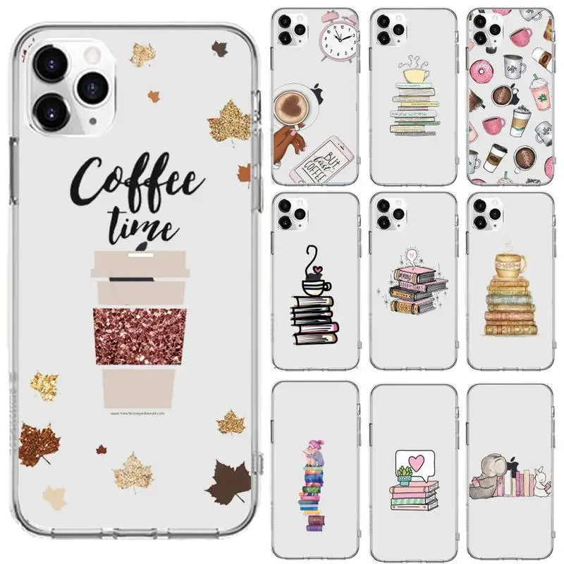 Books Pile Library Reading coffee Phone Case Transparent for iPhone 6 7 8 11 12 13 s mini pro X XS XR MAX Plus cover funda shell
Books Pile Library Reading coffee Phone Case Transparent for iPhone 6 7 8 11 12 13 s mini pro X XS XR MAX Plus cover funda shell