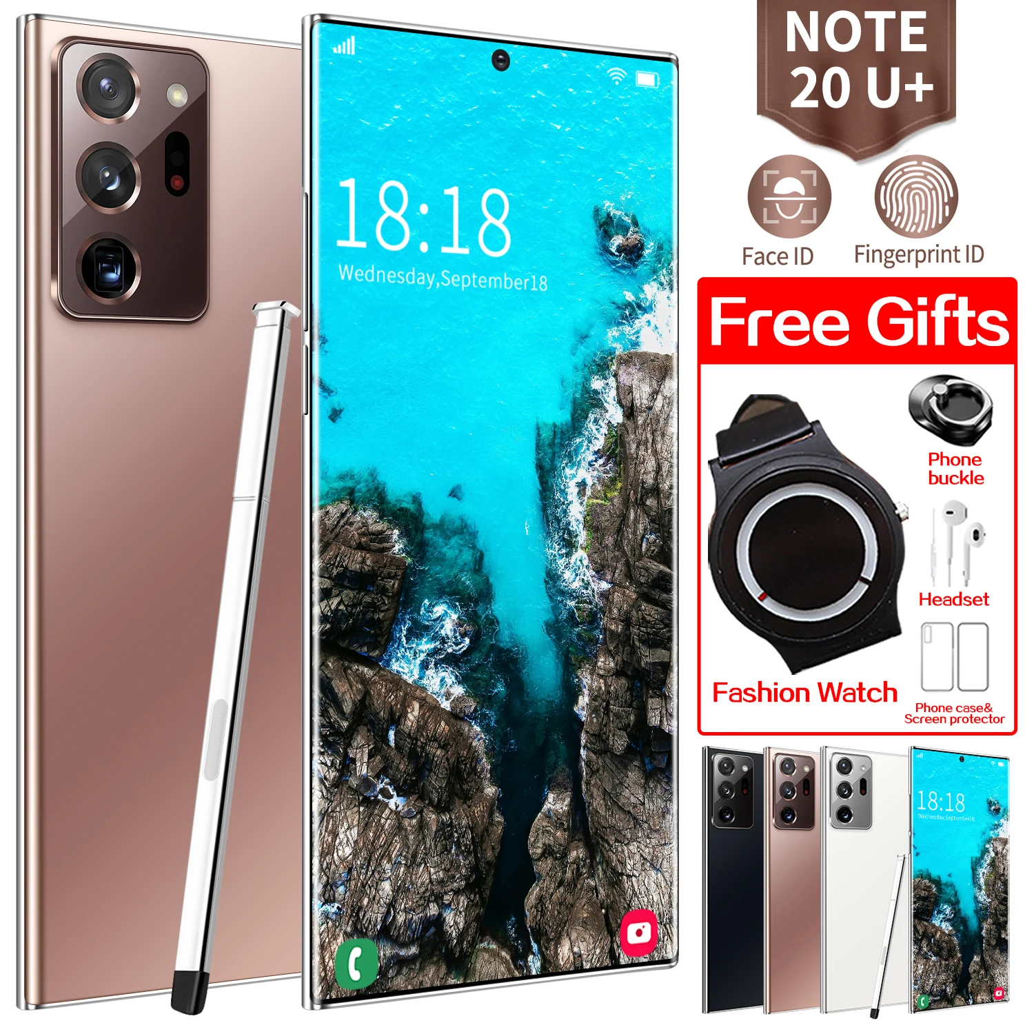 Note20U+ 4GB+64GB 6.9" Fully Fit The Body Of True Punched Magnesium Aluminum Alloy, Nano-3D Electroplating Gradient Thermal Bend
Note20U+ 4GB+64GB 6.9" Fully Fit The Body Of True Punched Magnesium Aluminum Alloy, Nano-3D Electroplating Gradient Thermal Bend