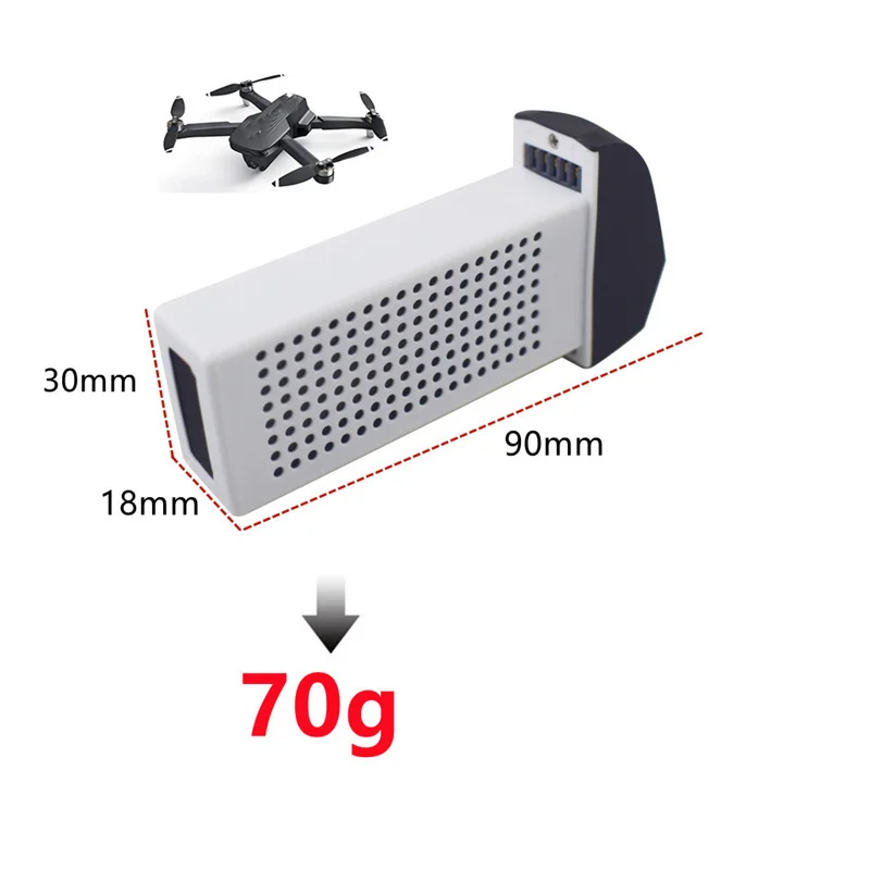 Lithium battery 7.6V 1700mAh For HS175D / SYMA Z6 Folding Aerial Quadcopter Spare Parts Accessories for 7.6v drone battery
Lithium battery 7.6V 1700mAh For HS175D / SYMA Z6 Folding Aerial Quadcopter Spare Parts Accessories for 7.6v drone battery