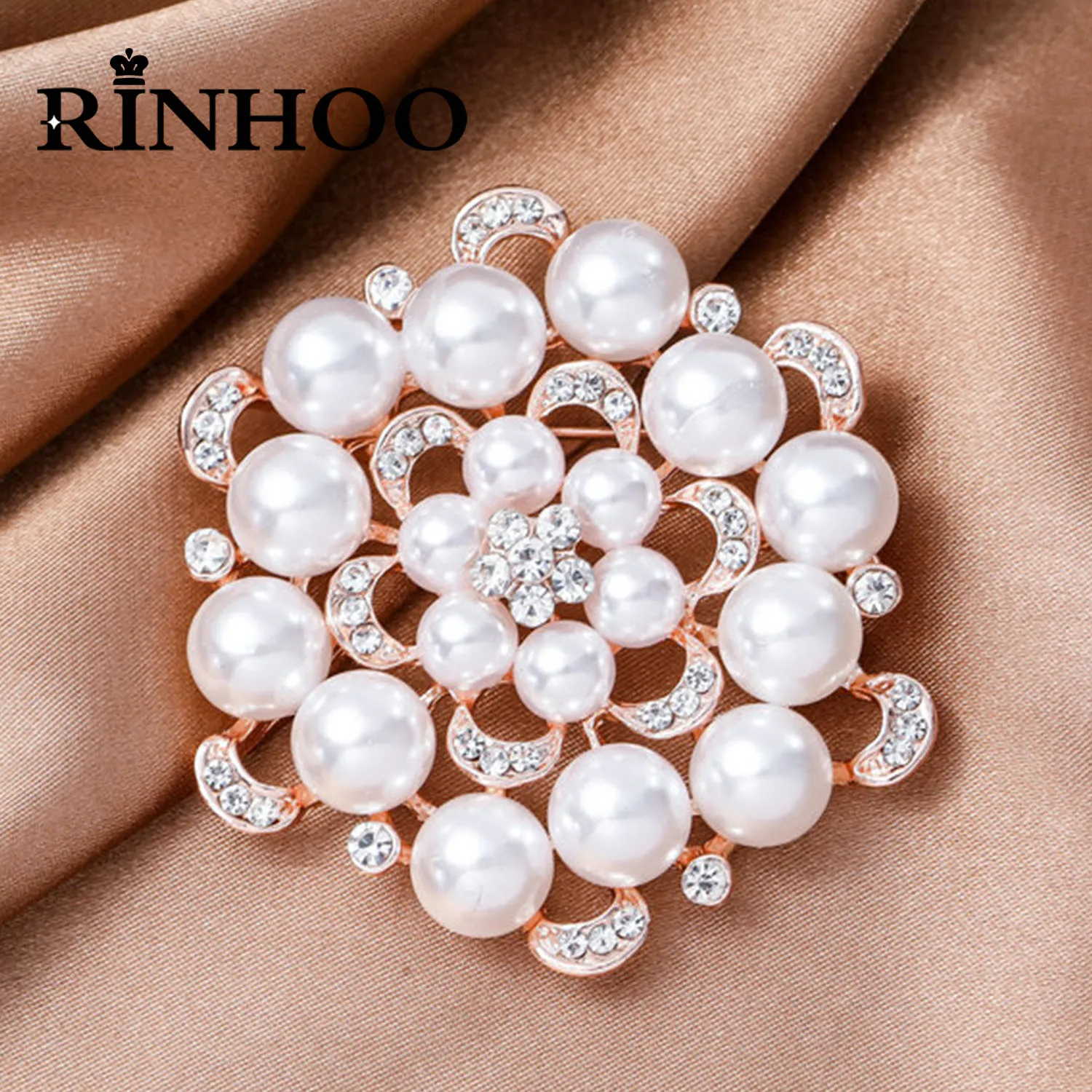 Rinhoo Crystal Imitation Pearl Fashion Flower Plant Brooches Pins for Women Geometric Flower Corsage Badges Wedding Accessories
Rinhoo Crystal Imitation Pearl Fashion Flower Plant Brooches Pins for Women Geometric Flower Corsage Badges Wedding Accessories