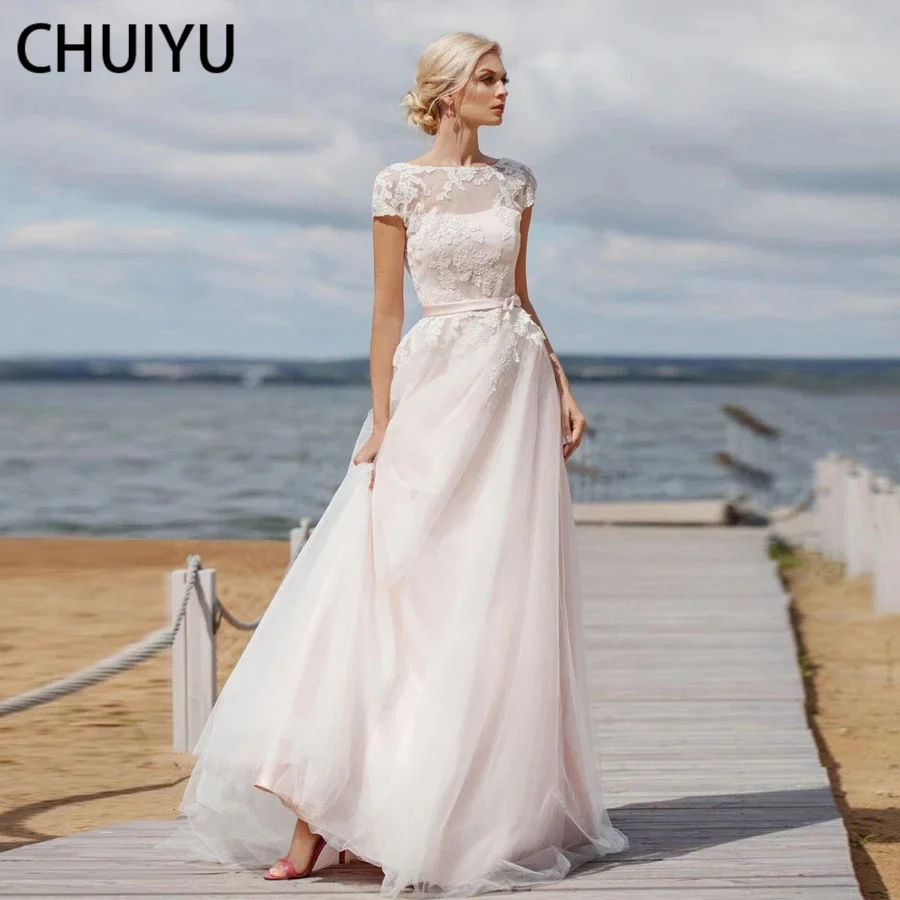 Элегантное свадебное платье HERBURNL, Пляжное Платье-трапеция с коротким рукавом, Кружевная аппликация, новое модное пляжное платье для вечери...
Элегантное свадебное платье HERBURNL, Пляжное Платье-трапеция с коротким рукавом, Кружевная аппликация, новое модное пляжное платье для вечери...