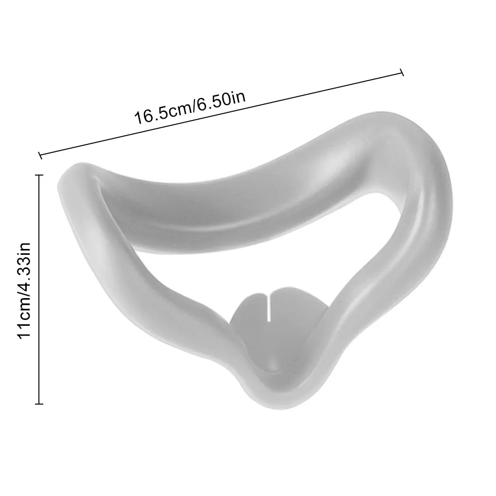 VR Glasses Silicone Anti-Sweat Blinder Eye Mask Cover For Oculus Quest 2 Anti-Leakage Light Blocking Eye Cover Pad VR Accessory
VR Glasses Silicone Anti-Sweat Blinder Eye Mask Cover For Oculus Quest 2 Anti-Leakage Light Blocking Eye Cover Pad VR Accessory