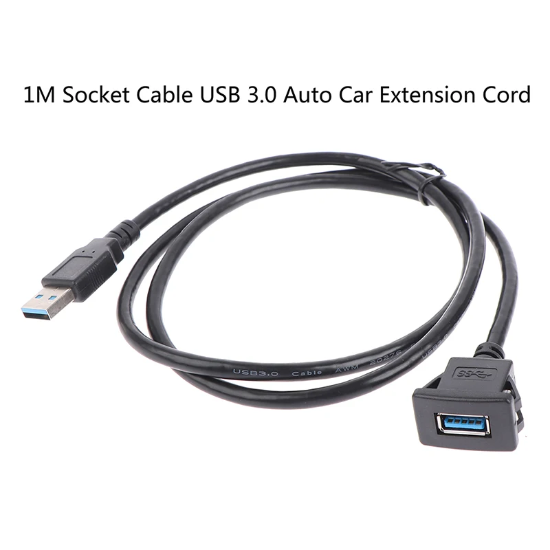 USB3.0 Auto Car Male to Female Extension Cord Dashboard Audio Line Socket Cable
USB3.0 Auto Car Male to Female Extension Cord Dashboard Audio Line Socket Cable