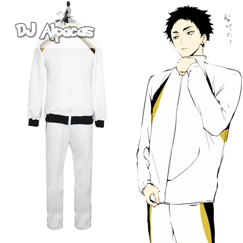 Haikyuu Косплей Fukurodani Академия волейбол команда форма костюм унисекс пальто куртка + брюки спортивный костюм
Haikyuu Косплей Fukurodani Академия волейбол команда форма костюм унисекс пальто куртка + брюки спортивный костюм