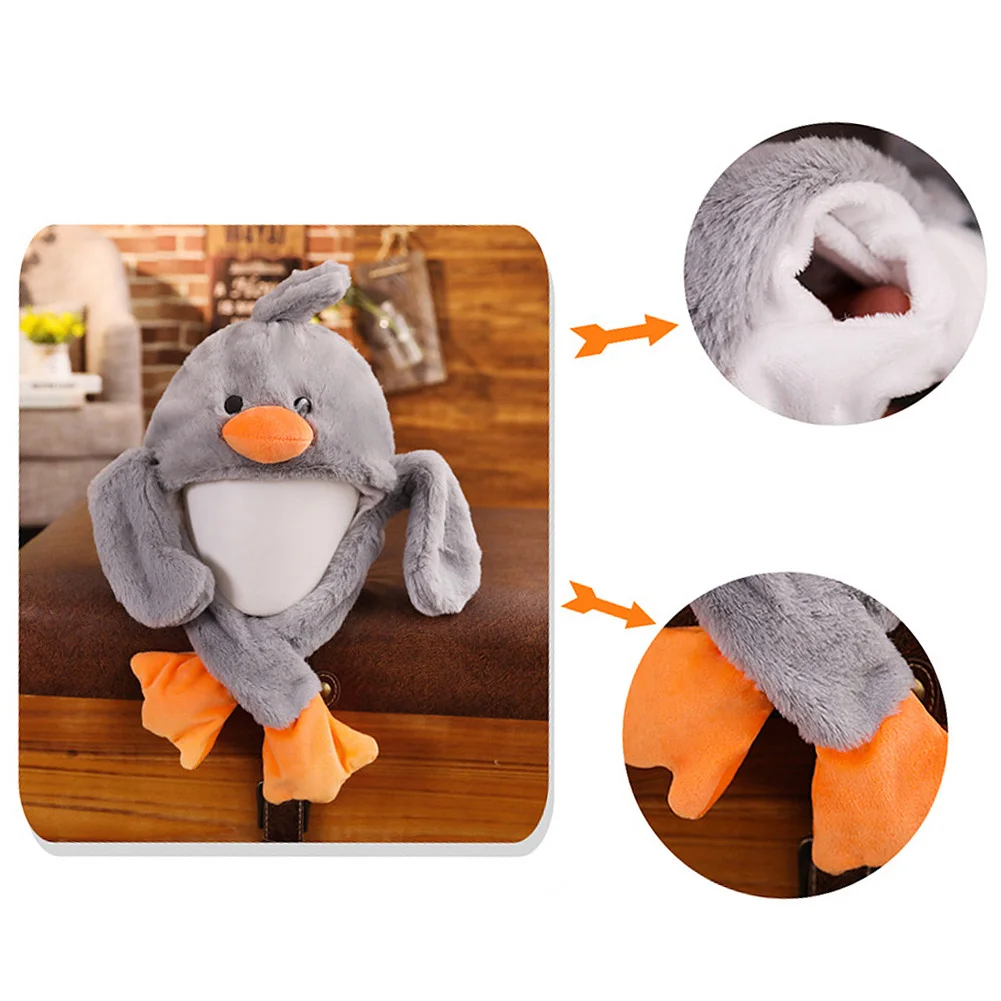 Cute Plush Moving Ear Duck Hat Hand Pinching Airbag Magnet Ear To Move Animal Plush Toy NSV775 
Cute Plush Moving Ear Duck Hat Hand Pinching Airbag Magnet Ear To Move Animal Plush Toy NSV775