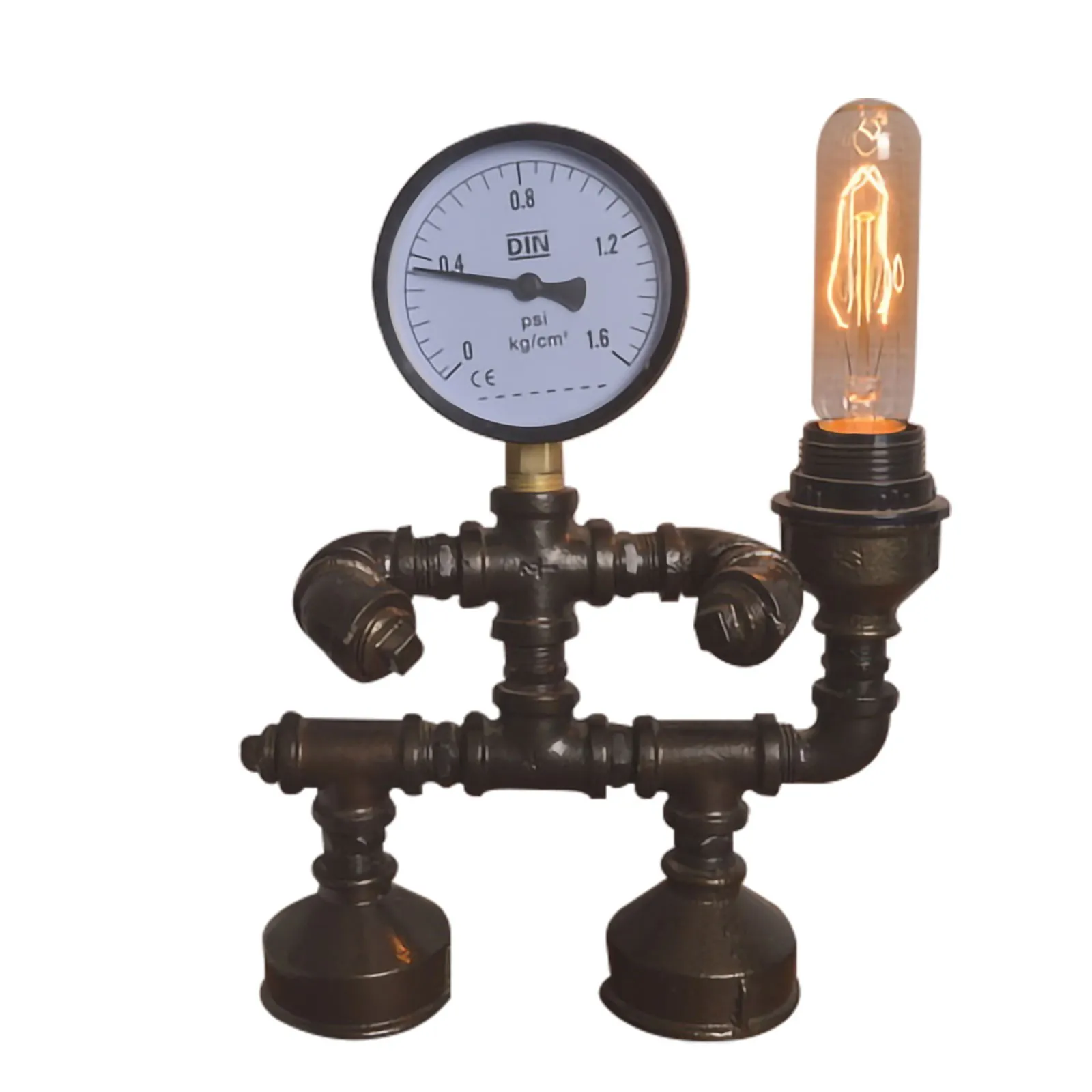 New 2021 Retro Table Lamp Industrial-steam Punk Lamp Loft Style Rustic Metal Lamp For Home Desk Table Lamps Without Bulb
New 2021 Retro Table Lamp Industrial-steam Punk Lamp Loft Style Rustic Metal Lamp For Home Desk Table Lamps Without Bulb