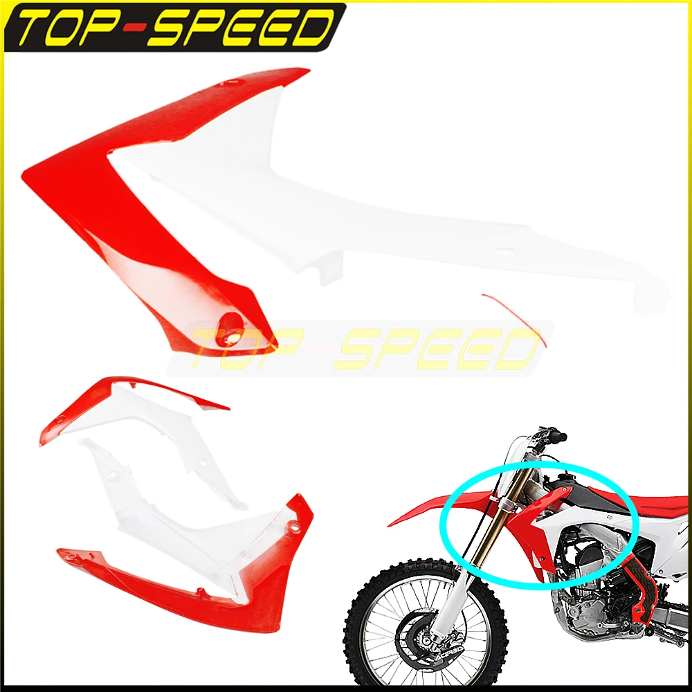 Передняя боковая обтекающая Крышка для Honda CRF250R 2014-2017 CRF450R 2013-2016, боковая панель для супермотора, внедорожника, эндуро, гоночного танка
Передняя боковая обтекающая Крышка для Honda CRF250R 2014-2017 CRF450R 2013-2016, боковая панель для супермотора, внедорожника, эндуро, гоночного танка