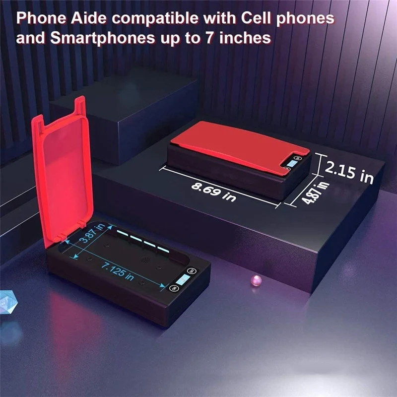 UV Cell Phone Disinfection for Quick Cleaning & Disinfection,Phone Toothbrush Jewelry Watches Glasses Cleaner Case
UV Cell Phone Disinfection for Quick Cleaning & Disinfection,Phone Toothbrush Jewelry Watches Glasses Cleaner Case