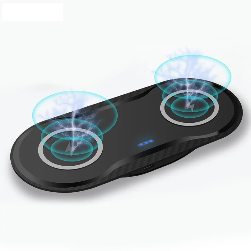 QI Wireless Charing Two-in-one wireless charger for Samsung S10 S20 dual-charge 10W fast charger for iPhone 11 XS XR AirPods Pro
QI Wireless Charing Two-in-one wireless charger for Samsung S10 S20 dual-charge 10W fast charger for iPhone 11 XS XR AirPods Pro