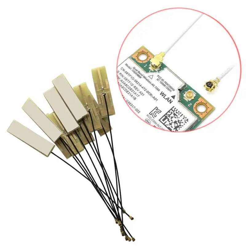 Двухчастотная антенна 2 4G 5G 5 8G встроенная печатная плата внутренняя IP-антенна для