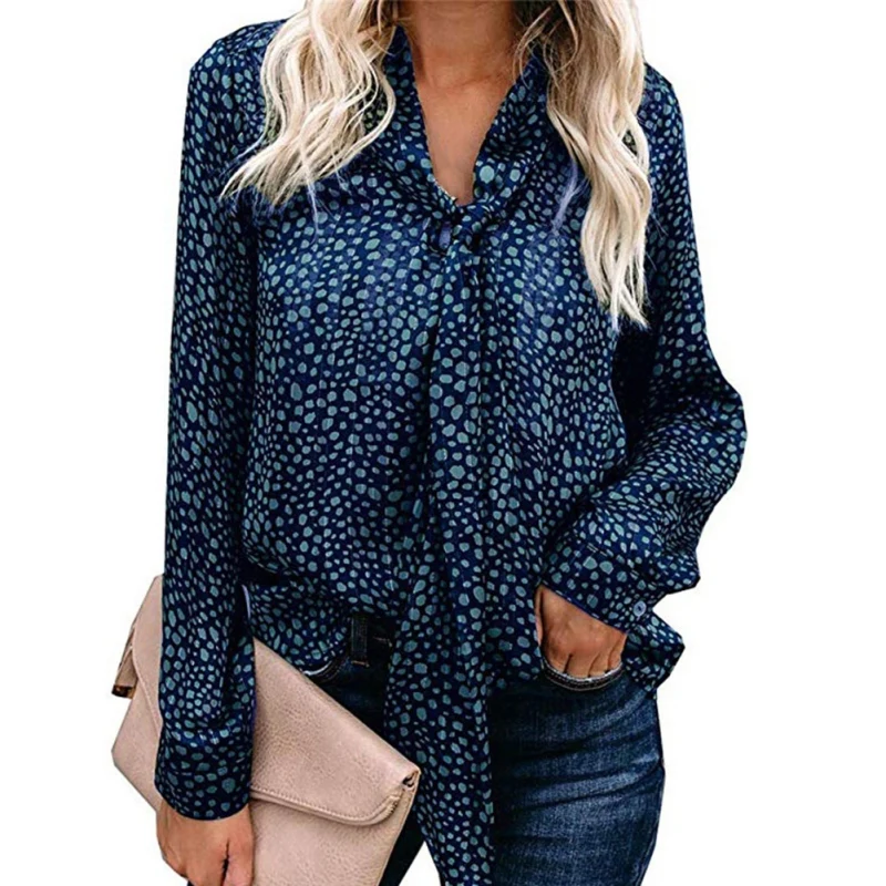 Hot Women Long Sleeve Leopard Print Blouse V neck Shirt Ladies OL Party Top Spring Autumn Casual All-match Blouse
Hot Women Long Sleeve Leopard Print Blouse V neck Shirt Ladies OL Party Top Spring Autumn Casual All-match Blouse