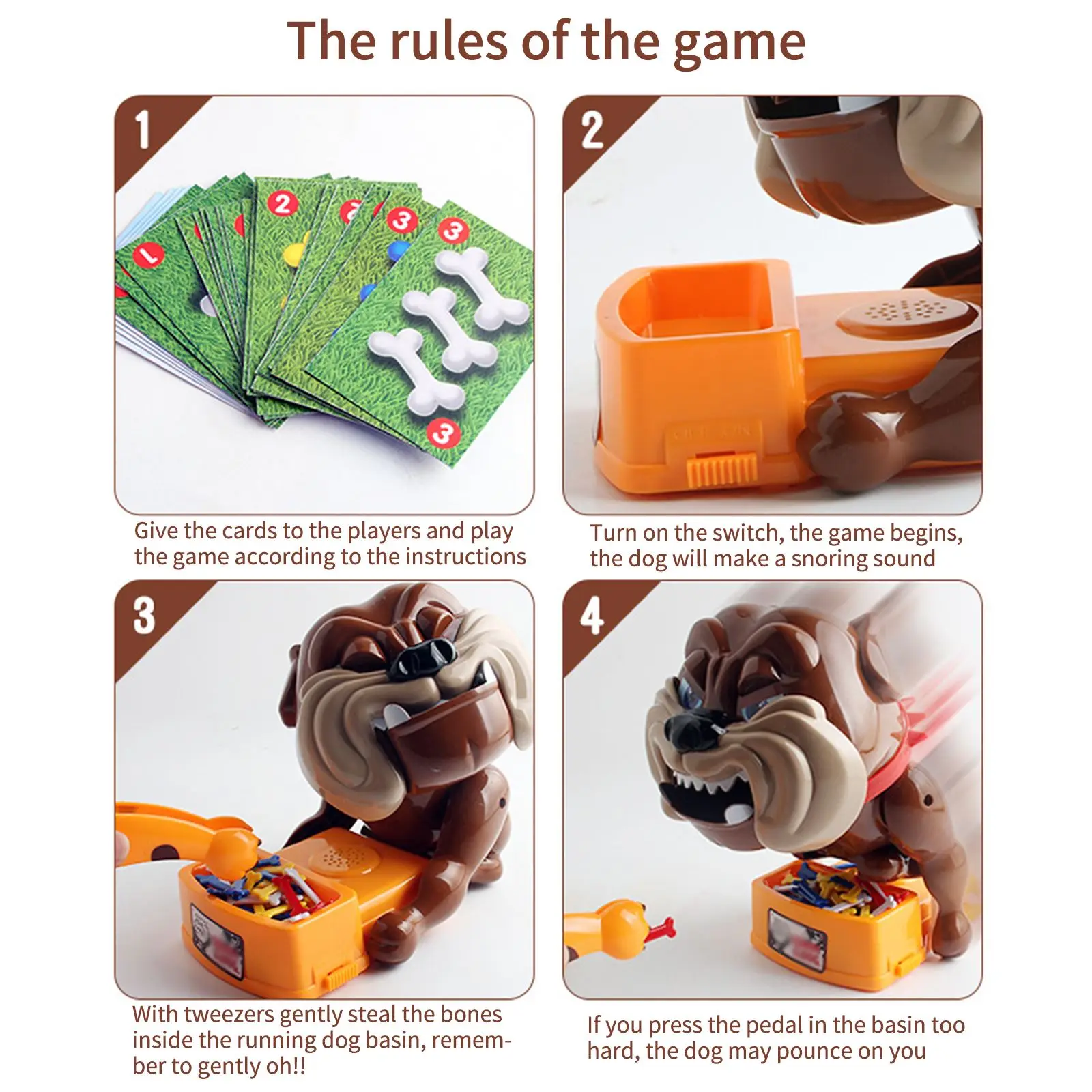 Bad Dog Bone Card Simulation Tricky Toy ABS Tricky Dog Toy Educational Busters Bone for Home Outdoor Party
Bad Dog Bone Card Simulation Tricky Toy ABS Tricky Dog Toy Educational Busters Bone for Home Outdoor Party