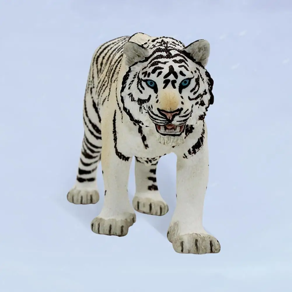 6.2inch White Tiger PVC Figures 14731 Wild Life Animal Educational Creature Toys For Children Boys And Girls | Игрушки и хобби