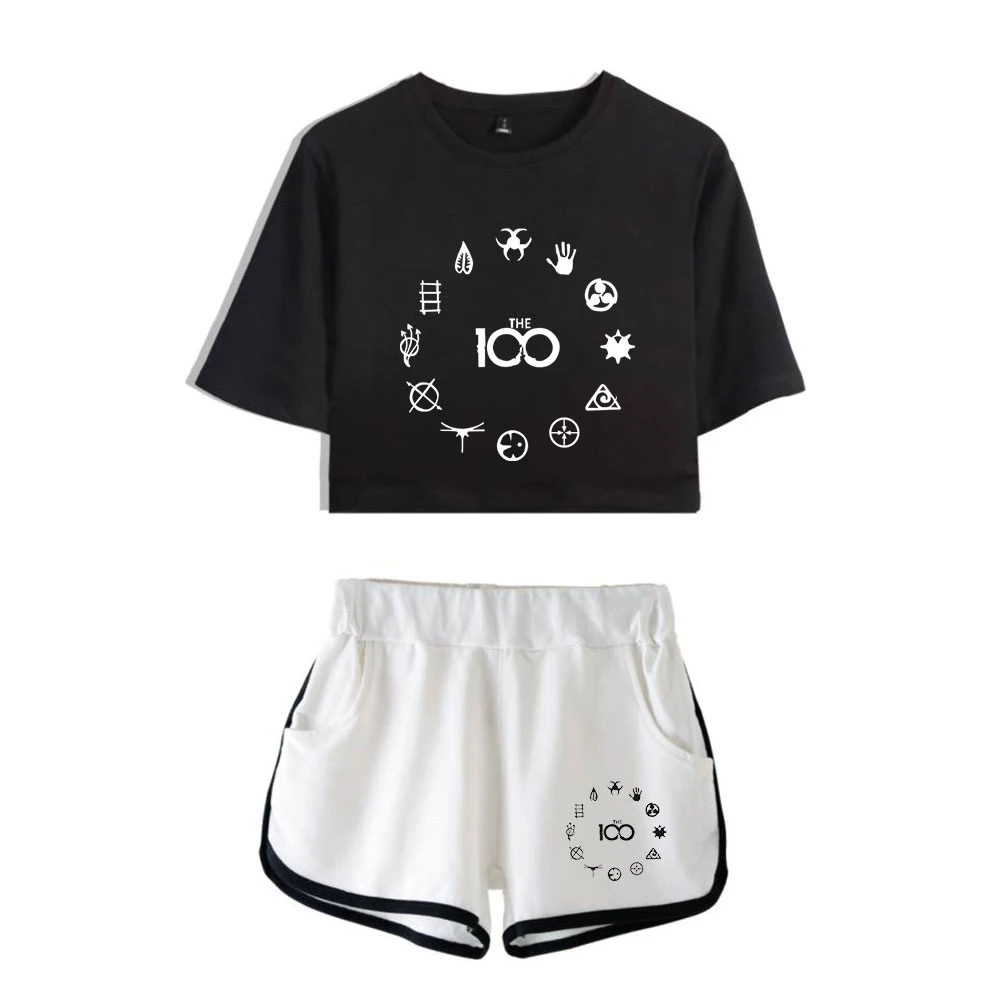 Cool The 100 Two Pieces Sets women Soft Round Collar 3D T-shirt & Short Pants The 100 Harajuku Summer girl cool sexy sports Sets
Cool The 100 Two Pieces Sets women Soft Round Collar 3D T-shirt & Short Pants The 100 Harajuku Summer girl cool sexy sports Sets