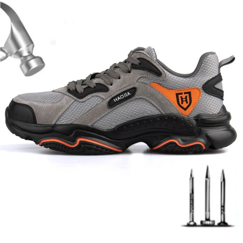 Men's new steel-toed work boots safety shoes casual breathable outdoor shoes anti-puncture and comfortable industrial boots
Men's new steel-toed work boots safety shoes casual breathable outdoor shoes anti-puncture and comfortable industrial boots