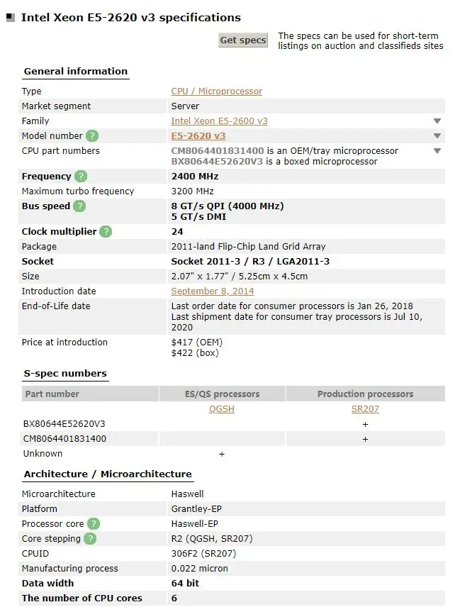 Xeon E5 2620 V3 E5-2620 V3 procesador SR207 2,4 Ghz 6 Core 85W Socket LGA 2011-3 CPU E5 2620V3 CPU 100% normal work
Xeon E5 2620 V3 E5-2620 V3 procesador SR207 2,4 Ghz 6 Core 85W Socket LGA 2011-3 CPU E5 2620V3 CPU 100% normal work