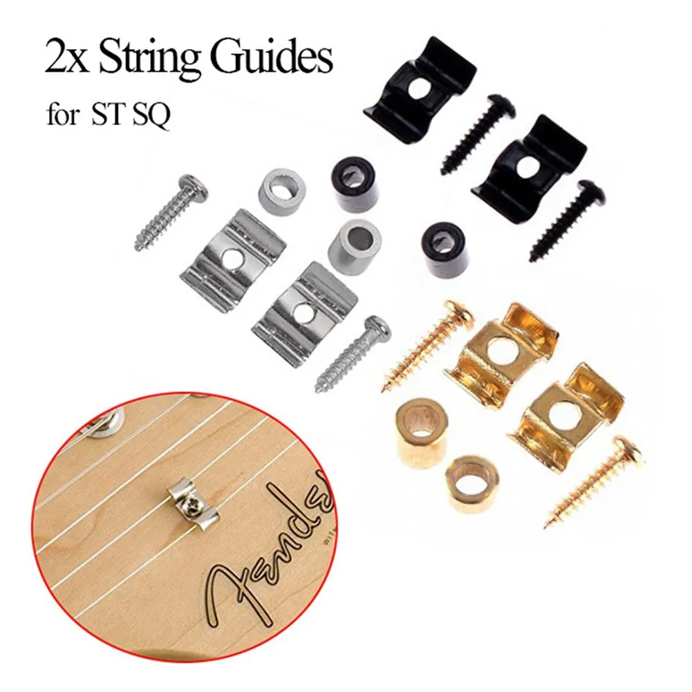 2Pcs Electric Guitar Roller String Trees Retainers Mounting Guitar Tree Guide With Screw Musical Instrument Parts Accessories
2Pcs Electric Guitar Roller String Trees Retainers Mounting Guitar Tree Guide With Screw Musical Instrument Parts Accessories