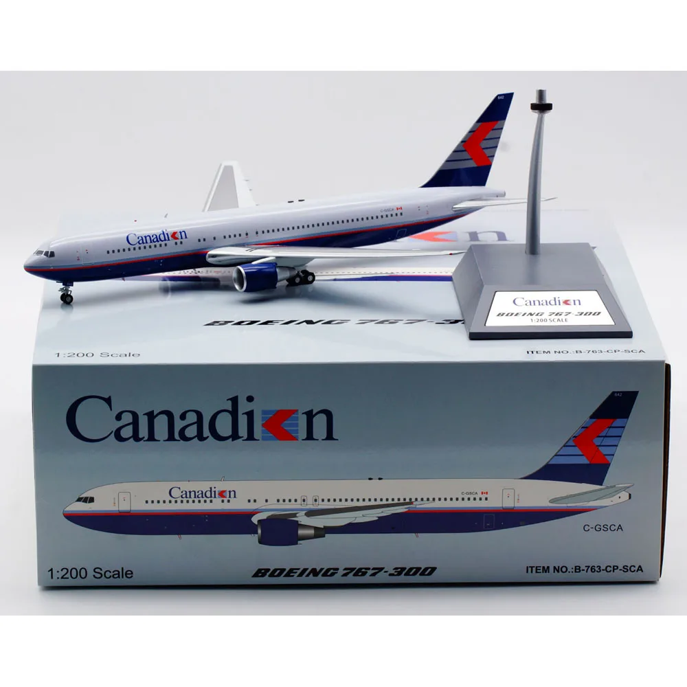 1:200 Alloy Collectible Plane Gift B-763-CP-SCA Canadian Airlines Boeing B767-300 Diecast Aircraft Jet Model C-GSCA With Stand
1:200 Alloy Collectible Plane Gift B-763-CP-SCA Canadian Airlines Boeing B767-300 Diecast Aircraft Jet Model C-GSCA With Stand
