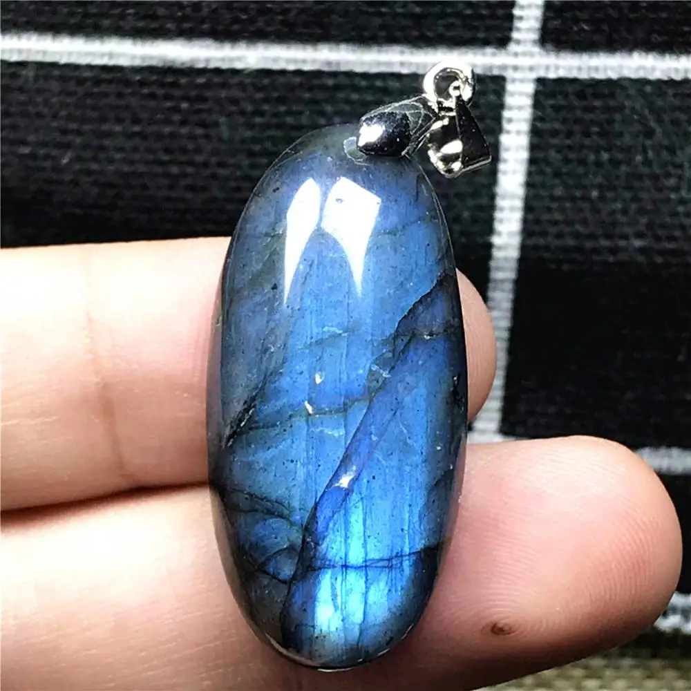 Genuine Natural Blue Labradorite Necklace Pendant Jewelry For Woman Lady Man Crystal 33x16x10mm Oval Beads Silver Stone AAAAA
Genuine Natural Blue Labradorite Necklace Pendant Jewelry For Woman Lady Man Crystal 33x16x10mm Oval Beads Silver Stone AAAAA