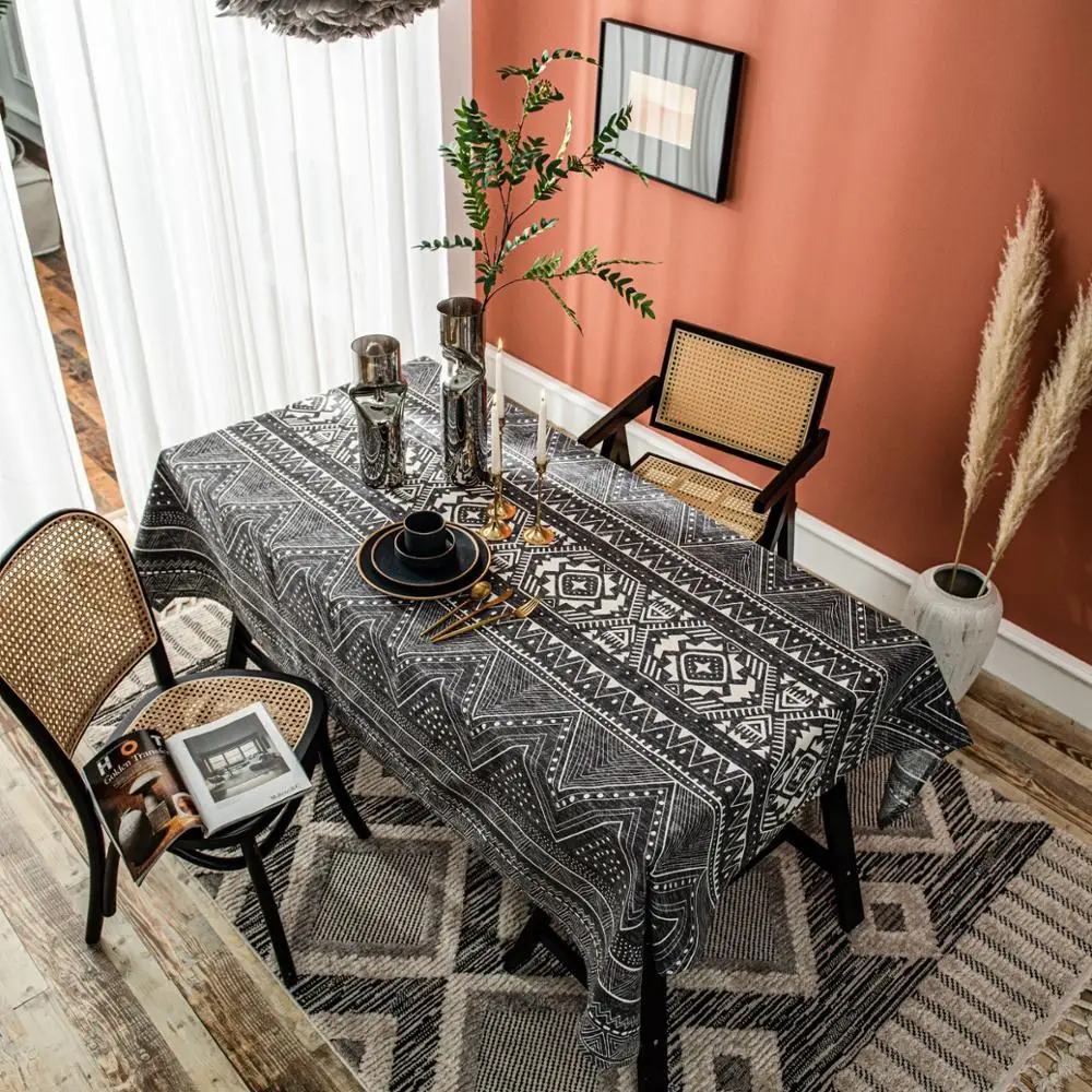 Geometric Tablecloth Rectangular Printed Cotton Linen Table Cloth Table Cover For Kitchen Decoration Mantel Mesa Home Decor
Geometric Tablecloth Rectangular Printed Cotton Linen Table Cloth Table Cover For Kitchen Decoration Mantel Mesa Home Decor