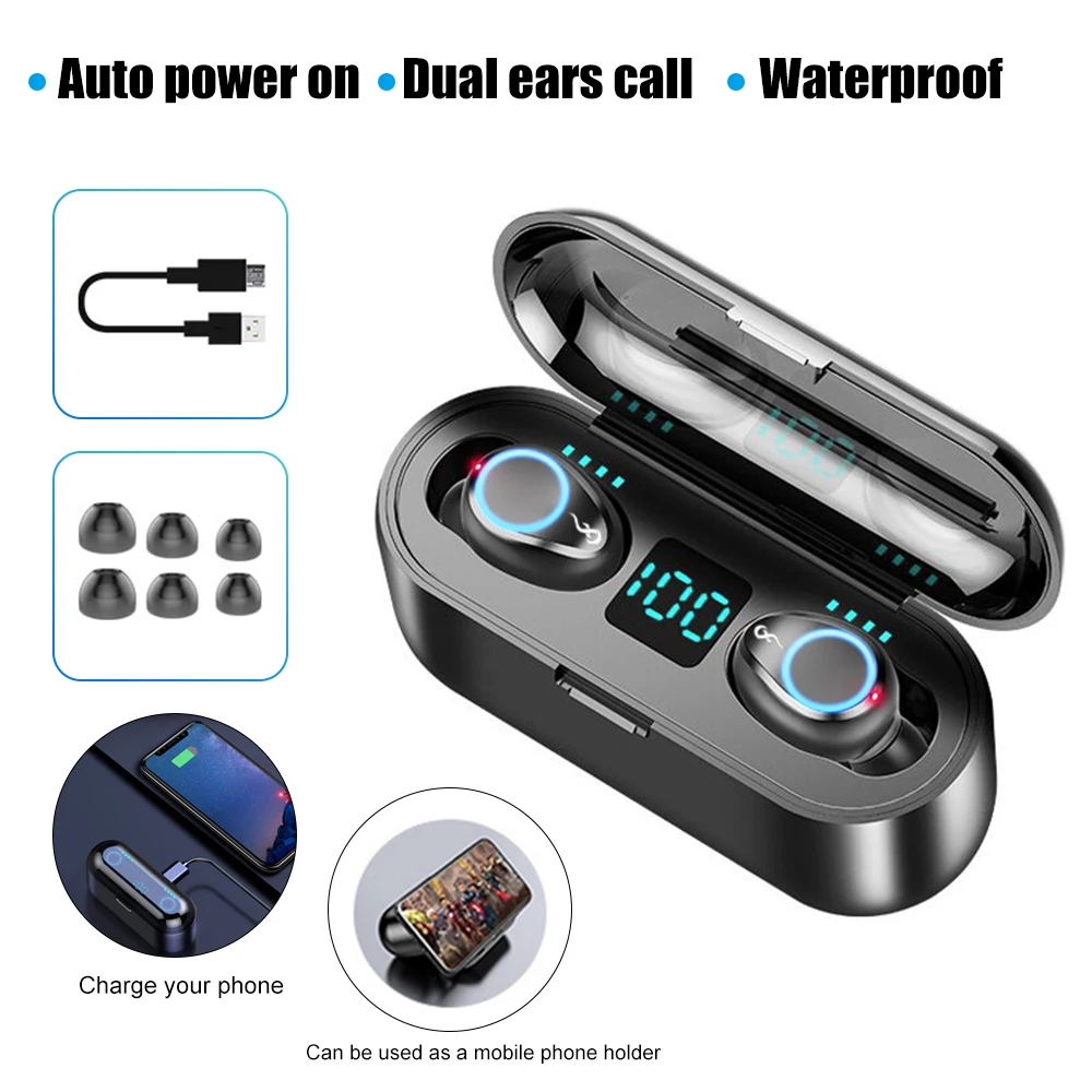 Wireless headphones TWS Bluetooth Earphone V5.0 Stereo Sound Earbuds Noise Canceling Headset For Xiaomi Oppo Huawei Smartphone
Wireless headphones TWS Bluetooth Earphone V5.0 Stereo Sound Earbuds Noise Canceling Headset For Xiaomi Oppo Huawei Smartphone