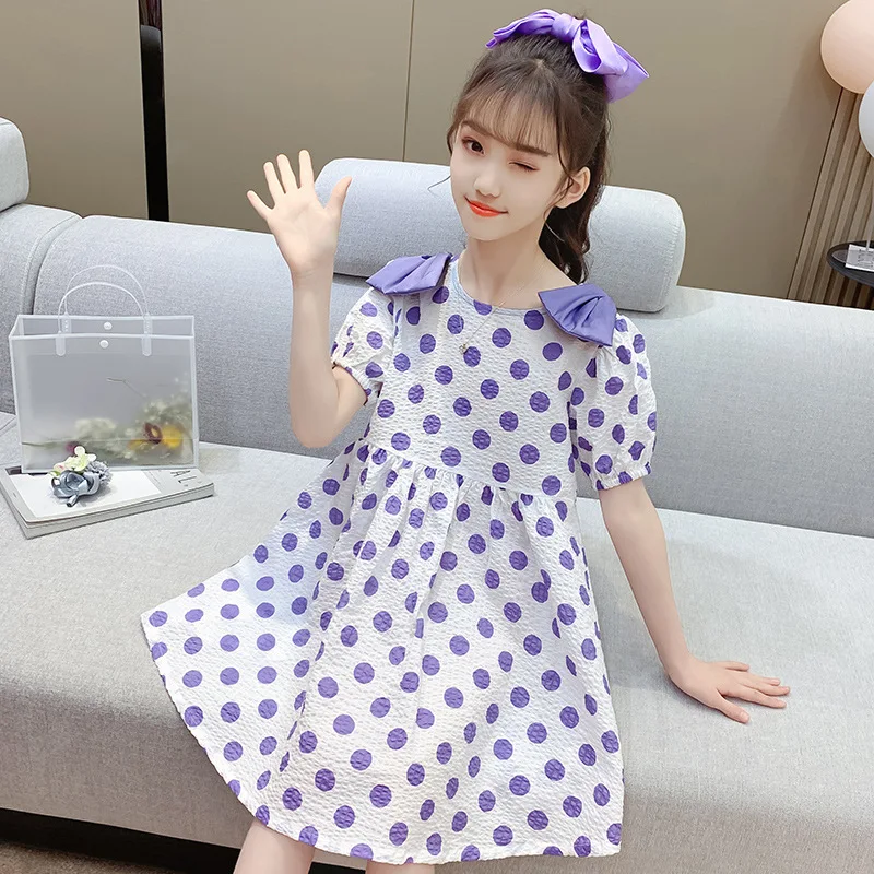 2021 Summer New Girl Dress Princess Dress Up Children Birthday Party Clothing Female Summer Polka Dot Dress Loose Skirt
2021 Summer New Girl Dress Princess Dress Up Children Birthday Party Clothing Female Summer Polka Dot Dress Loose Skirt