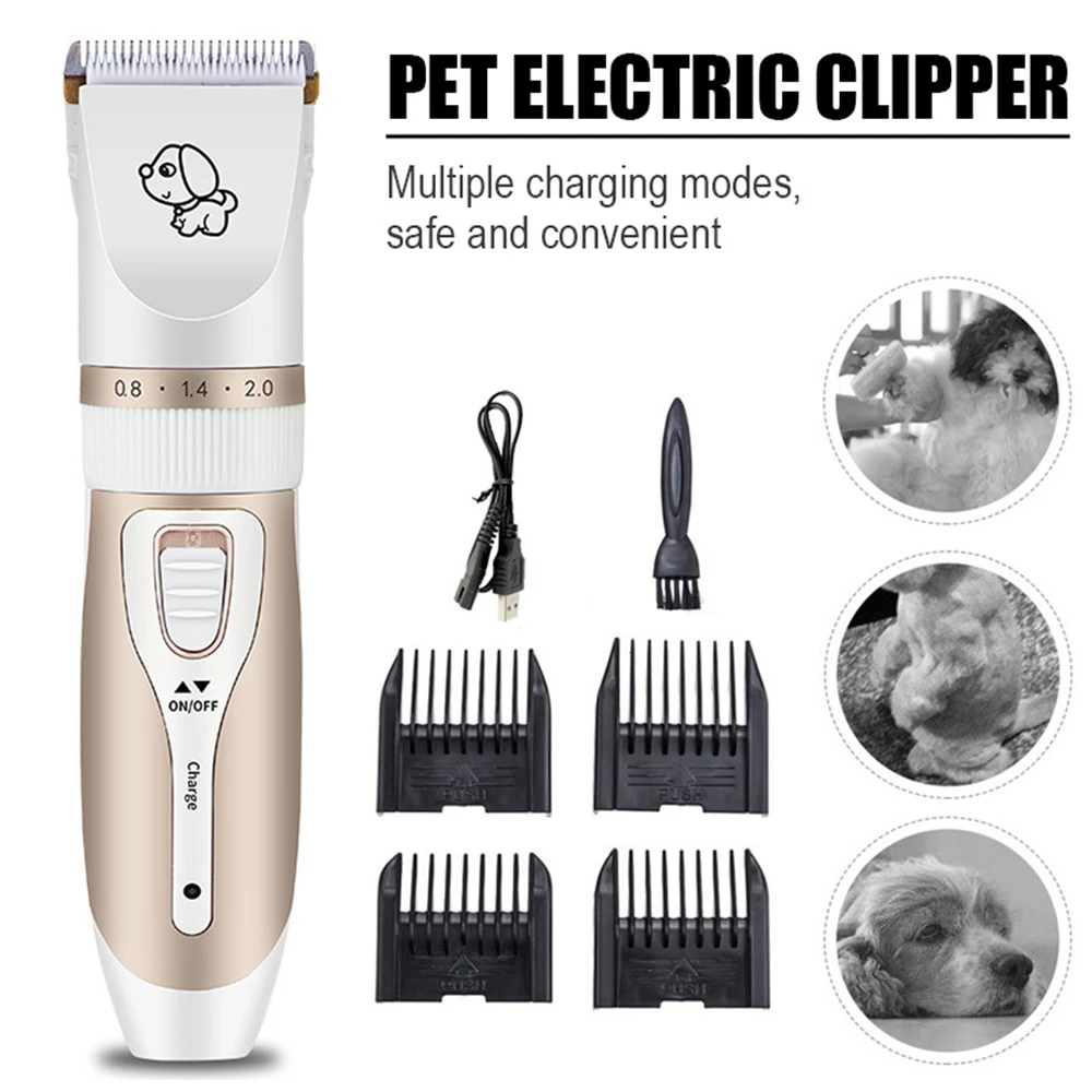 Electric Dog Clipper Kit C7 Big Dog Cat Low Noise Groomers Clippers Not Hurt Skin 4 Combs Pets Hair Shaver Grooming Tool
Electric Dog Clipper Kit C7 Big Dog Cat Low Noise Groomers Clippers Not Hurt Skin 4 Combs Pets Hair Shaver Grooming Tool