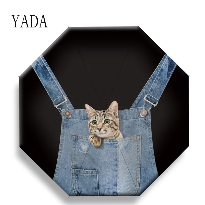 YADA Reflective Stripe Automatic Umbrella Cat Folding Rainy Reverse Umbrellas For Women Men UV Stripe Inverted Umbrella YD200051
YADA Reflective Stripe Automatic Umbrella Cat Folding Rainy Reverse Umbrellas For Women Men UV Stripe Inverted Umbrella YD200051