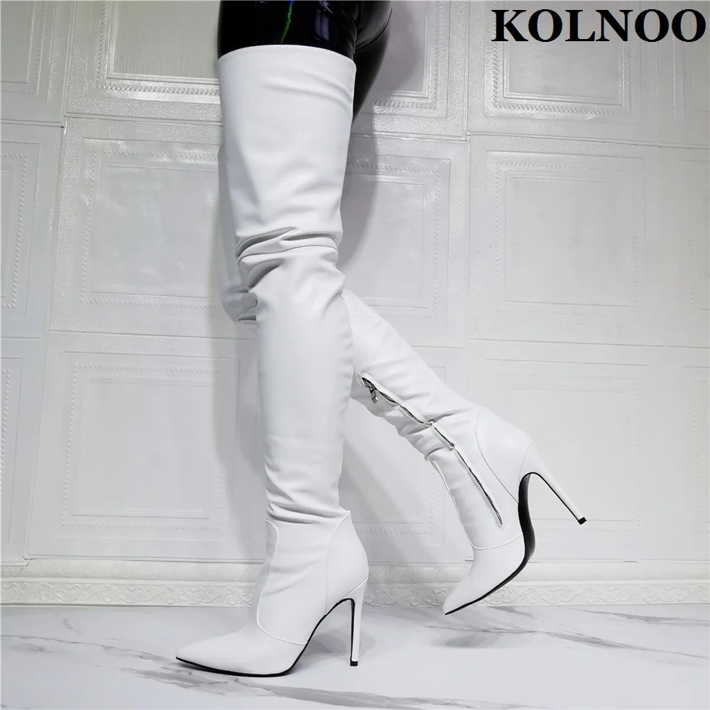 Kolnoo New Handmade Real Photo Ladies Over Knee Boots Wedding Party Prom Pointy Thigh-High Boots Evening Fashion Winter Shoes
Kolnoo New Handmade Real Photo Ladies Over Knee Boots Wedding Party Prom Pointy Thigh-High Boots Evening Fashion Winter Shoes