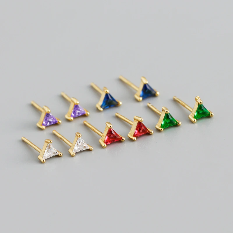925 Sterling Silver Tiny Exquisite Triangle Stud Earring for women Piercing Rock Punk Clips 2021 Wedding Gift Special Jewelry
925 Sterling Silver Tiny Exquisite Triangle Stud Earring for women Piercing Rock Punk Clips 2021 Wedding Gift Special Jewelry
