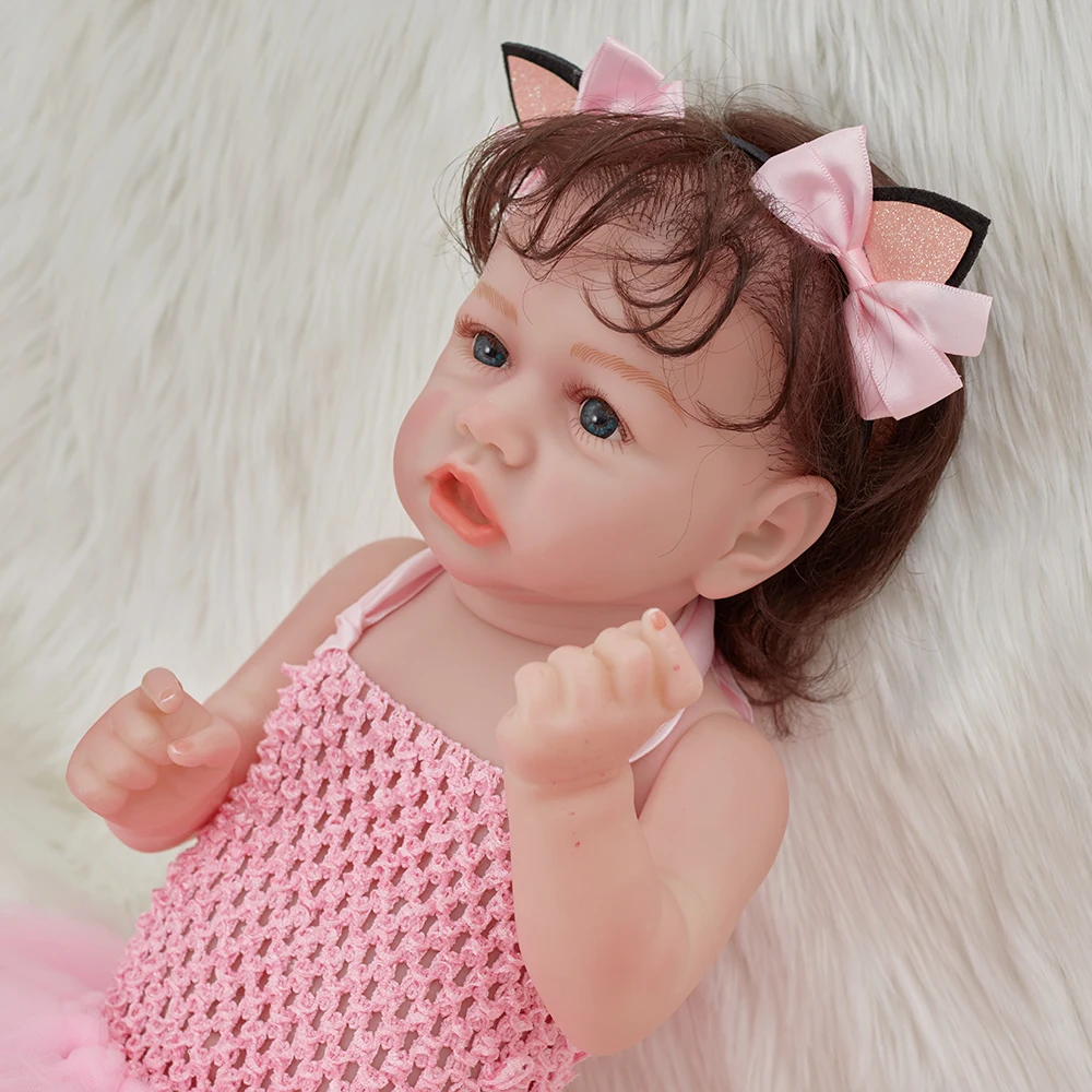 Hoomai 23'' Lovely Bebe Reborn Baby Dolls Full Vinyl Body Alive Doll In Brazil Toddler Bebe Toy Birthday Gifts
Hoomai 23'' Lovely Bebe Reborn Baby Dolls Full Vinyl Body Alive Doll In Brazil Toddler Bebe Toy Birthday Gifts