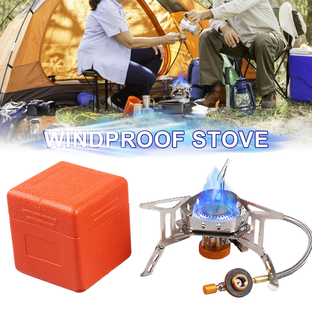 Outdoor Camping Stove Burner Portable Gas Burner Folding Ultralight Windproof Backpacking Butane Stove For Outdoor Hiking 3500W
Outdoor Camping Stove Burner Portable Gas Burner Folding Ultralight Windproof Backpacking Butane Stove For Outdoor Hiking 3500W