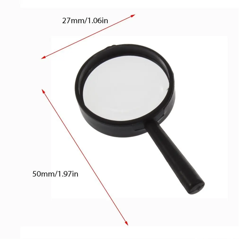Top Handheld Reading 5X Magnifier Hand Held Magnifying 25mm Mini Pocket Magnifying Glass Children Magnifying Glass
Top Handheld Reading 5X Magnifier Hand Held Magnifying 25mm Mini Pocket Magnifying Glass Children Magnifying Glass