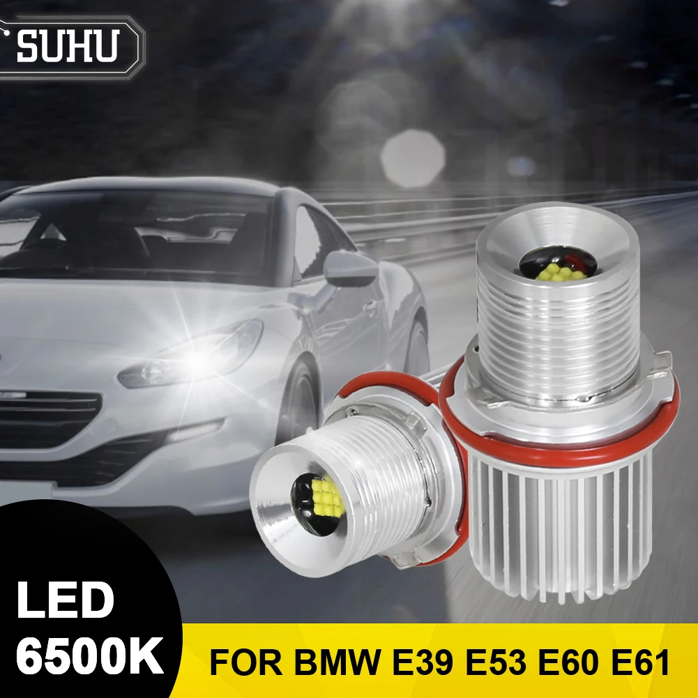 SUHU 2Pcs 45W White Angle Eyes LED Marker HALO Ring Super Bright Energy Save Light Bulb for BMW E39 E53 E60 E61 LED Headlights
SUHU 2Pcs 45W White Angle Eyes LED Marker HALO Ring Super Bright Energy Save Light Bulb for BMW E39 E53 E60 E61 LED Headlights