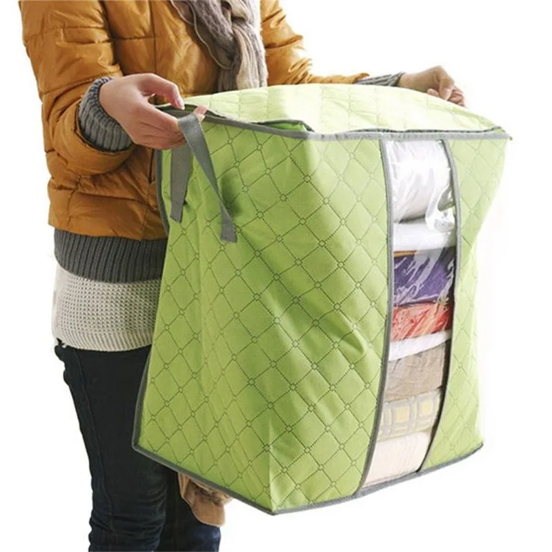 Non-woven Portable Clothes Storage Bag Folding Laundry Quilt Bag Clothing Toys Box Blanket Organizer Wardrobe Clothes Divider 
Non-woven Portable Clothes Storage Bag Folding Laundry Quilt Bag Clothing Toys Box Blanket Organizer Wardrobe Clothes Divider